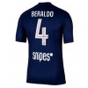 Paris Saint-Germain Lucas Beraldo #4 Hemmatröja 2025-26 Korta ärmar
